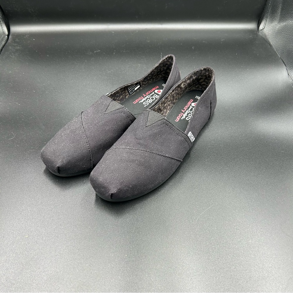 Bobs Black Slip-On Loafers‎ for Women Sz 11